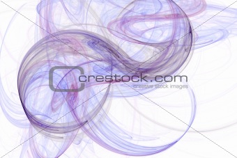 Trendy abstract design with purple and blue light waves