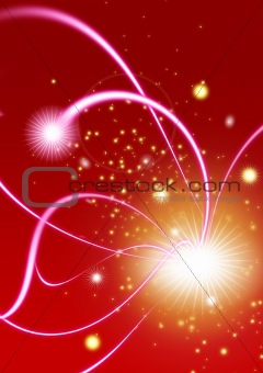 abstract Red background