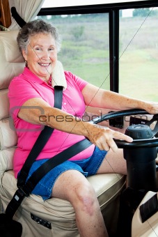 RV Senior Lady Driver