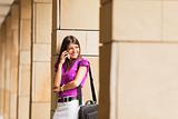 young businesswoman on the phone
