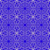 Bright blue pattern without seam