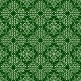 Dark green pattern without seam