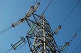 High voltage power supply pylon