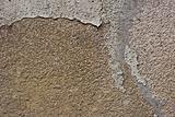 flaking color on a wall