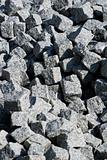 pile of grey cobblestones