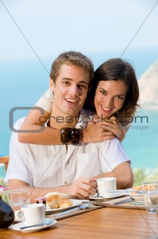 Couple At Breakfast