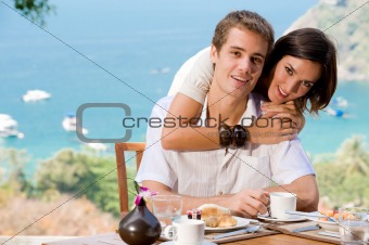 Couple At Breakfast