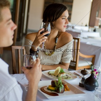 Woman At Dinner
