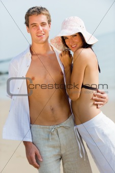 Couple At Beach