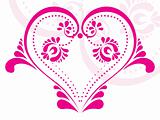 pink love tattoo illustration
