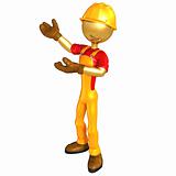 Gold Guy Construction Worker