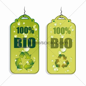Recycling Green Tag Icons