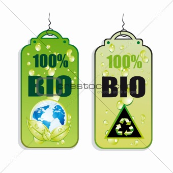 Recycling Green Tag Icons