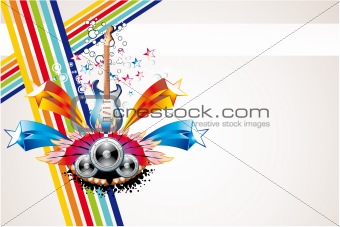Music Colorful Abstract Background