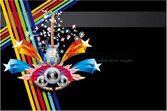 Music Colorful Abstract Background
