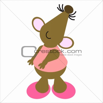 Cartoon of a Dancing Mouse