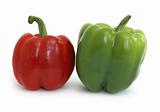 Red and Green Peppers