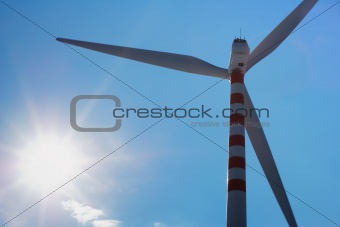 Wind turbine silhuette