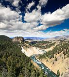 The Yellowstone River in Yellowstone NP