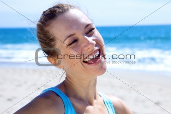 Beautiful Woman at the Beach