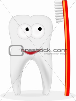 smiling tooth illustration