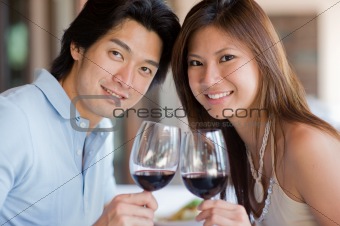 Couple At Dinner