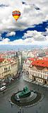 aerial view of Prague's Old Town Square