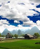 The scenery of Guilin countryside