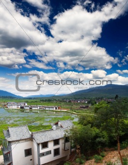 scenery landscape near Lijiang City