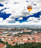 Aerial view of Prague Castle 