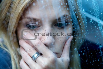 Unhappy Depressed Woman
