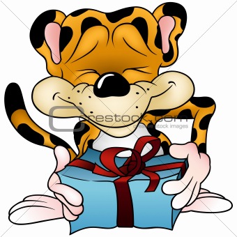 Leopard and Gift