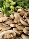 Mushrooms & Broccoli