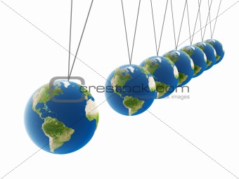 Balancing earth spheres