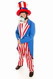 Uncle Sam in Gas Mask - Full Body