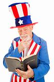 Uncle Sam Reads the Bible