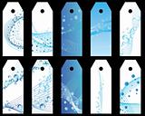 water bookmarks set