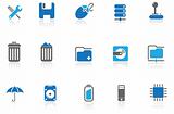 Computer and Data icons