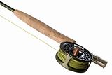 Fly Rod with a Reel and Line