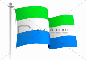 sierra leone flag