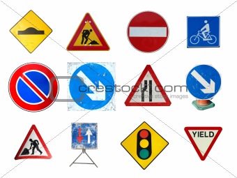 Range of traffic signs