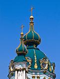 The St. Andrew Basilica in Kiev, Ucraine
