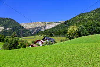 The beautiful countryside of St. Wolfgang