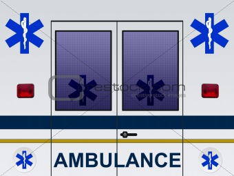 Ambulance car illustration