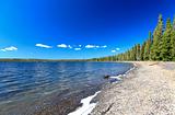 The Lewis Lake in the Yellowstone
