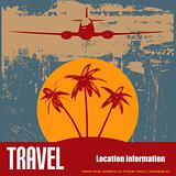 Tropical Beach Travel Flyer