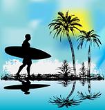 Tropical Surfer