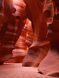 The upper Antelope Slot Canyon near Page