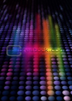 colorful party background with neon figures