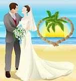 tropical destination beach wedding